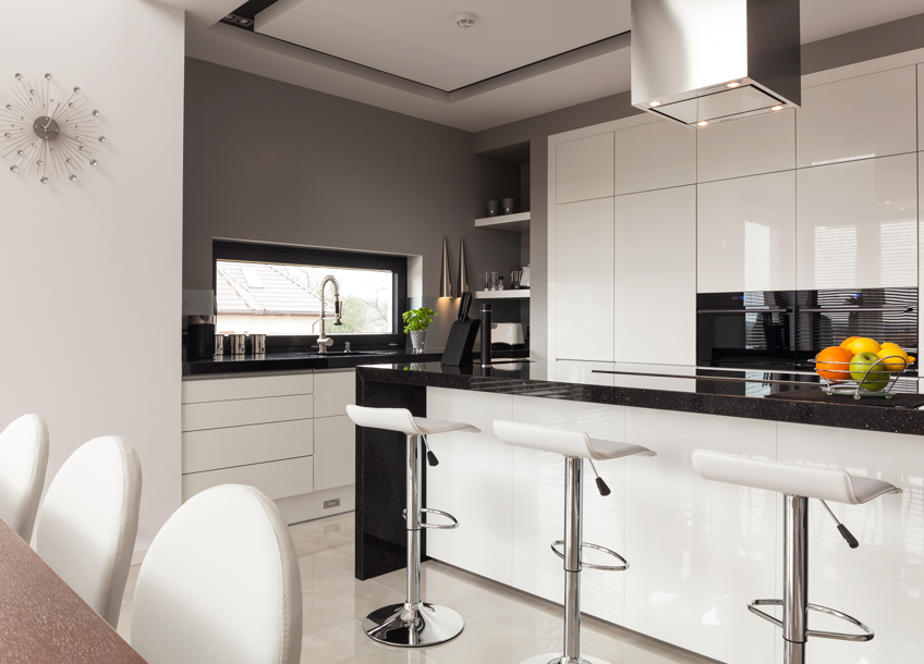 cozinha contemporânea decoração neutra