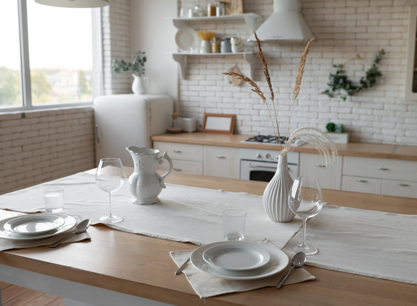 cozinha escandinava decoração neutra