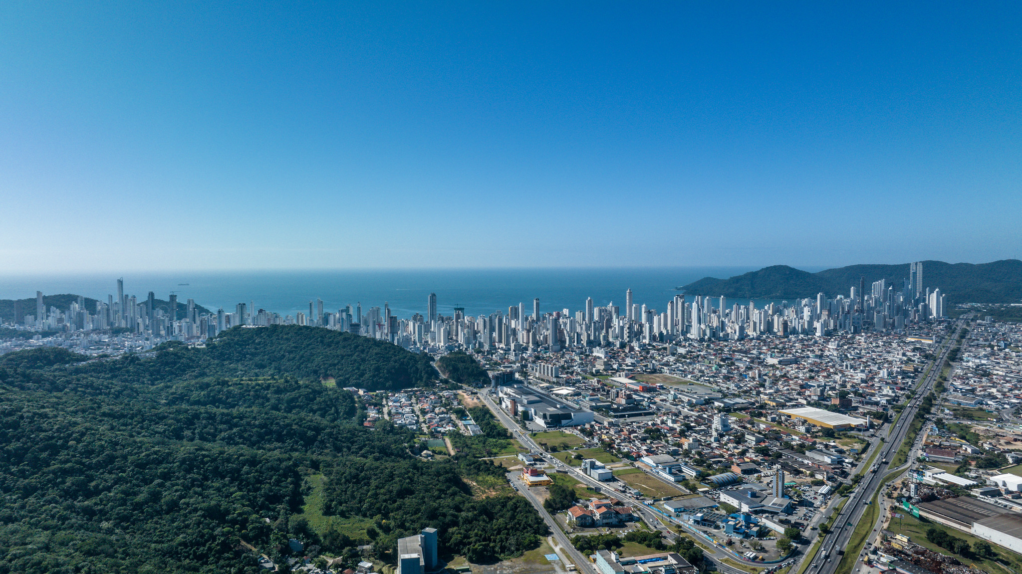 cidade de Balneário Camboriú litoral catarinense Santa Catarina